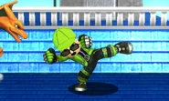 Mii Brawler's down smash.