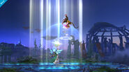 One of Palutena's Neutral Special Moves, Heavenly Light.