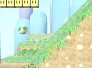 Yoshi's Island with 5 much smaller blocks