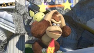 Donkey Kong being dizzy on Temple.