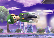 Luigi's Side Special Move, Green Missile.