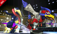 Falco Phantasm in Super Smash Bros. for Nintendo 3DS.