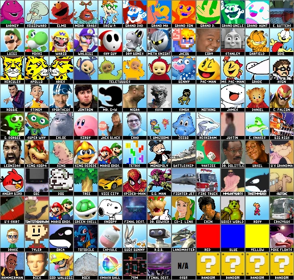 LIVRET PERSONNAGE SUPER SMASH BROS ------ pour 3DS