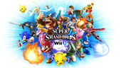 Super Smash Bros. for Wii U promotional extended Box Art