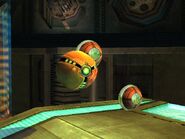 Samus using Bomb in Super Smash Bros. Brawl.