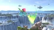 Ivysaur’s forward air attack.