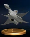 The Great Fox trophy in Super Smash Bros. Brawl.