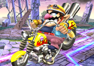 Wario's Side Special Move, Wario Bike.