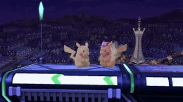 Pikachu Forward Throw SSBU