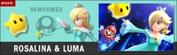 Rosalina and Luma's introduction on the Super Smash Bros. for Nintendo 3DS/Wii U website