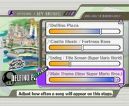 A beta version of Delfino Plaza's My Music with a song later moved to Luigi's Mansion.