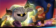 Meta Knight using Galaxia Darkness in Super Smash Bros. for Nintendo 3DS and Wii U.