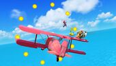 Wiiu pilotwingsbattle.jpg (887 KB) Battle atop a Pilotwings plane