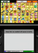 The Item Switch in the 3DS version of Super Smash Bros. for Nintendo 3DS and Wii U