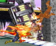 MeleeFalconPunch.png (468 KB) Falcon Punch in Super Smash Bros. Melee.