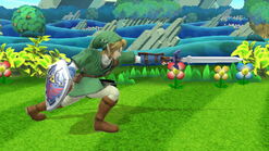 The third hit of Link's jab.