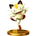 MeowthTrophyWiiU