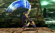 The third hit of Dark Pit's jab.