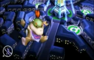 As Bowser Jr. flies through the air afterwards, it is the only time he is not inside the Clown Car.