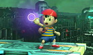 Ness's down taunt.