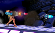 Samus using Relentless Missile