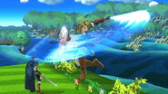 Link's forward air attack.