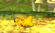 Pikachu's down taunt.