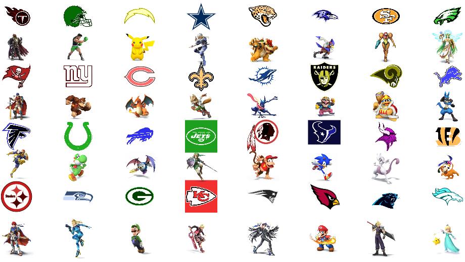 What Would NFL Team Logos Look Like if They Swapped Colors With