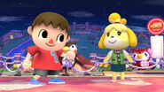 Villager and Isabelle