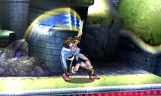 The third hit of Pit's jab.