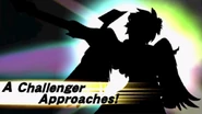 Dark Pit challenging the player in Super Smash Bros. for Nintendo 3DS.