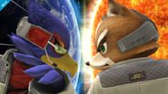 FalcoSSB4-5.jpg (110 KB) Fox and Falco sometimes butt heads, but they will always be comrades