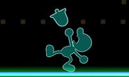 Mr. Game and Watch's up taunt.