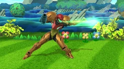 The second hit of Samus's jab.