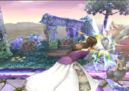 Zelda's Side Smash Attack.