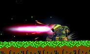 R.O.B.'s side smash attack in the Nintendo 3DS version.