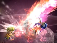 Pkfire.jpg (108 KB) Lucas' PK Fire hitting Sonic in midair.