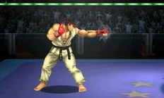 The first hit of the light varition of Ryu's jab; the light variation will go into three hits if the first hit connects.