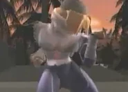 Sheik standing on most likely the beta version of Jungle Japes.