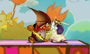Meta Knight's pummel.