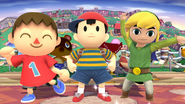 Villager Ness and Toon Link