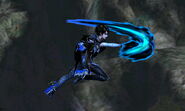 The second hit of Bayonetta's forward aerial.