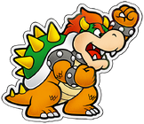 Paper Bowser Spirit SSBU