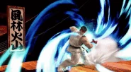 One of Ryu's Final Smashes, Shinku Hadoken.