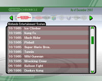 A selection of Nintendo Entertainment System titles.