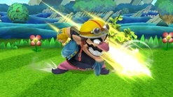 The second hit of Wario's jab.