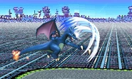 Charizard's forward aerial.