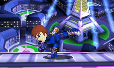 The finisher of Mii Brawler's infinite jab.