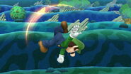 Luigi's up aerial.