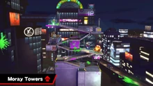 The Moray Towers Stage in Super Smash Bros